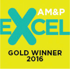 AM&P EXCEL Gold Winner 2016