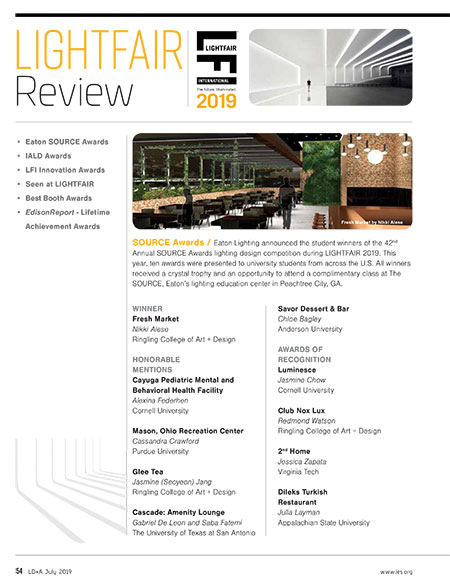 2019 Lightfair Review
