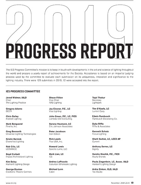 2019 IES Progress Report