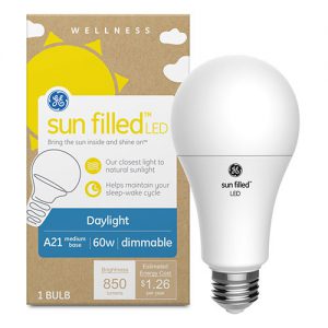 “Sun-filled” LED bulb