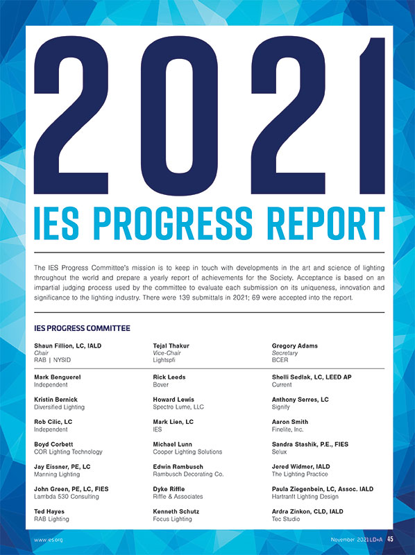2021 IES Progress Report