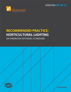 ANSI/IES RP-45-21, Recommended Practice: Horticultural Lighting,