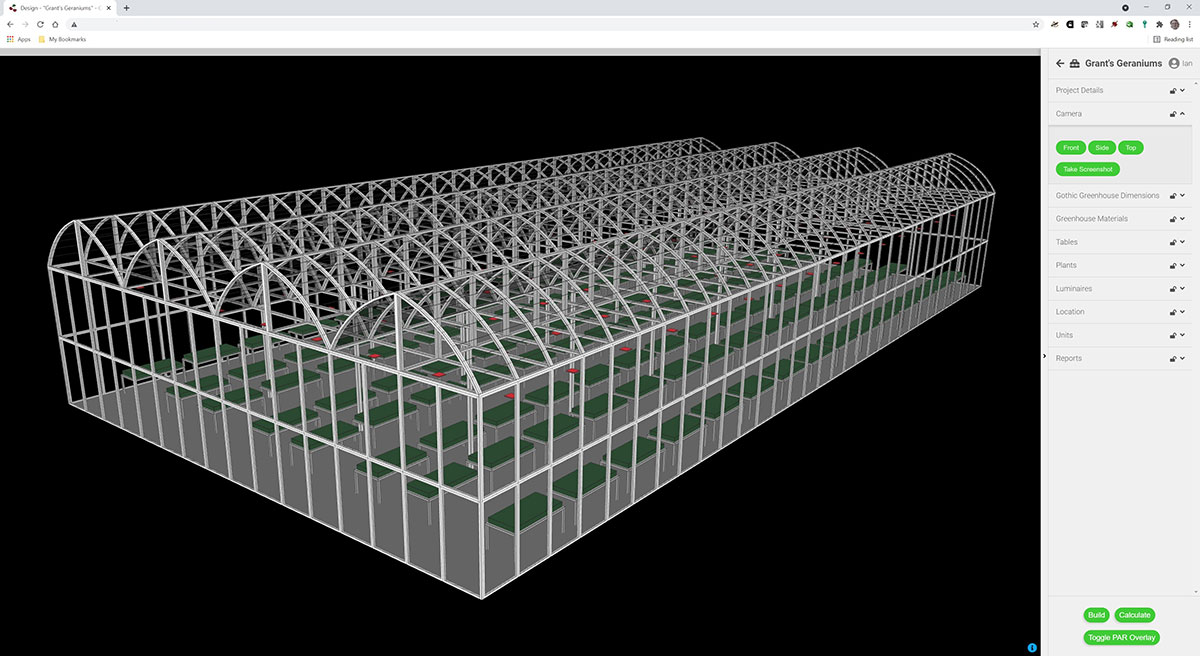 Figure 1 – Typical greenhouse model.