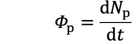 photon flux