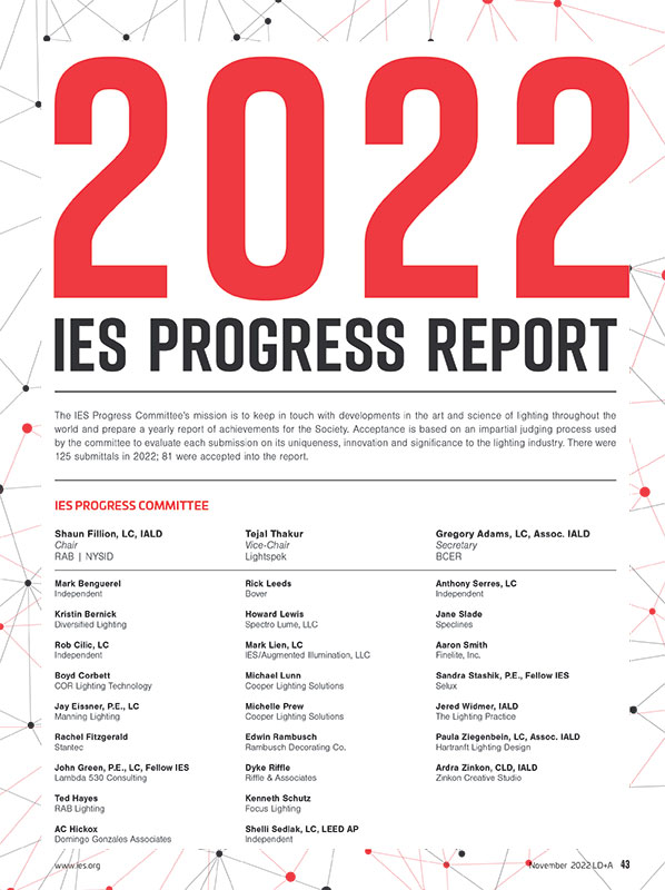 2022 IES Progress Report