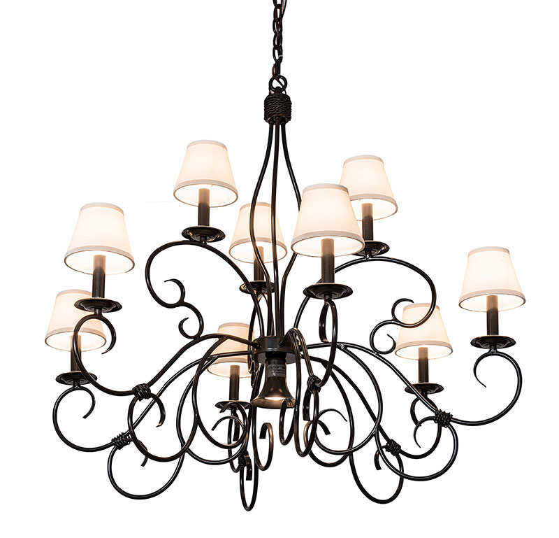 2nd Ave Lighting announces Grace 10 Light Chandelier.