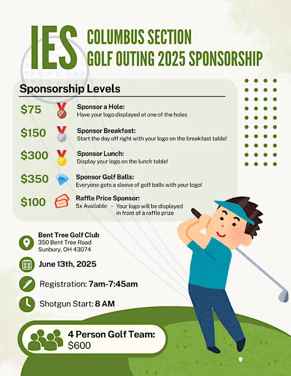 IES Columbus Section Golf Outing 2025